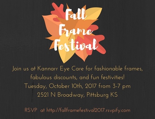 Kannarr Eye Care Fall Frame Festival