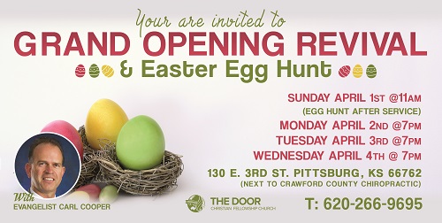 Grand Opening Revival & Easter Egg Hunt