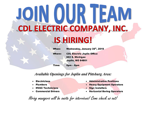 CDL Electric Hiring Event
