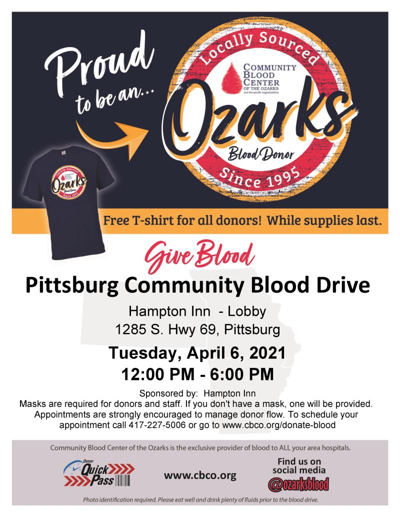 Pittsburg Community Blood Drive