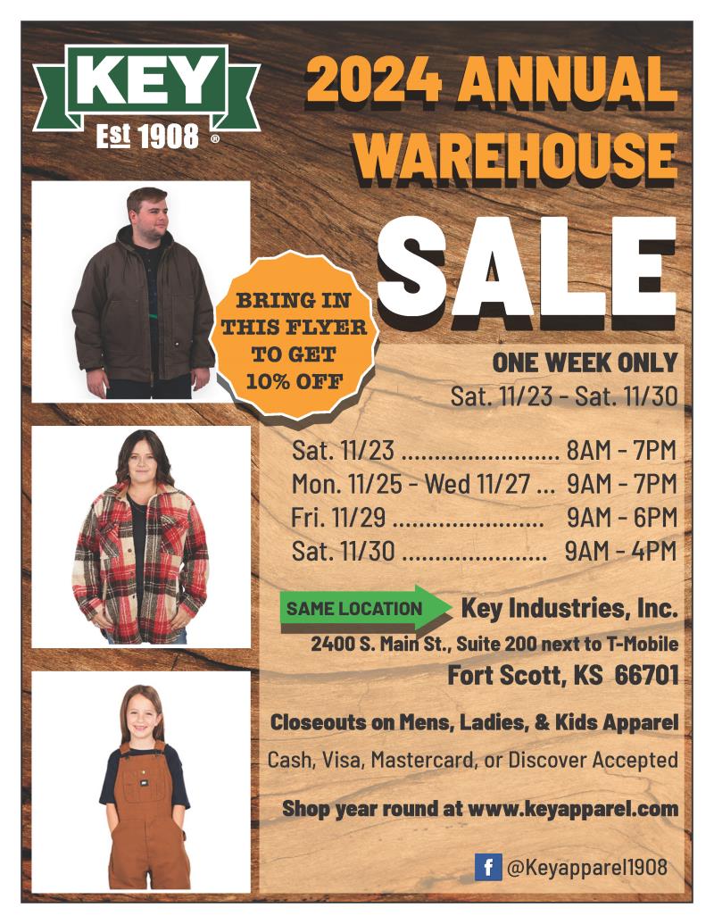 KEY Apparel's Annual Warehouse Sale