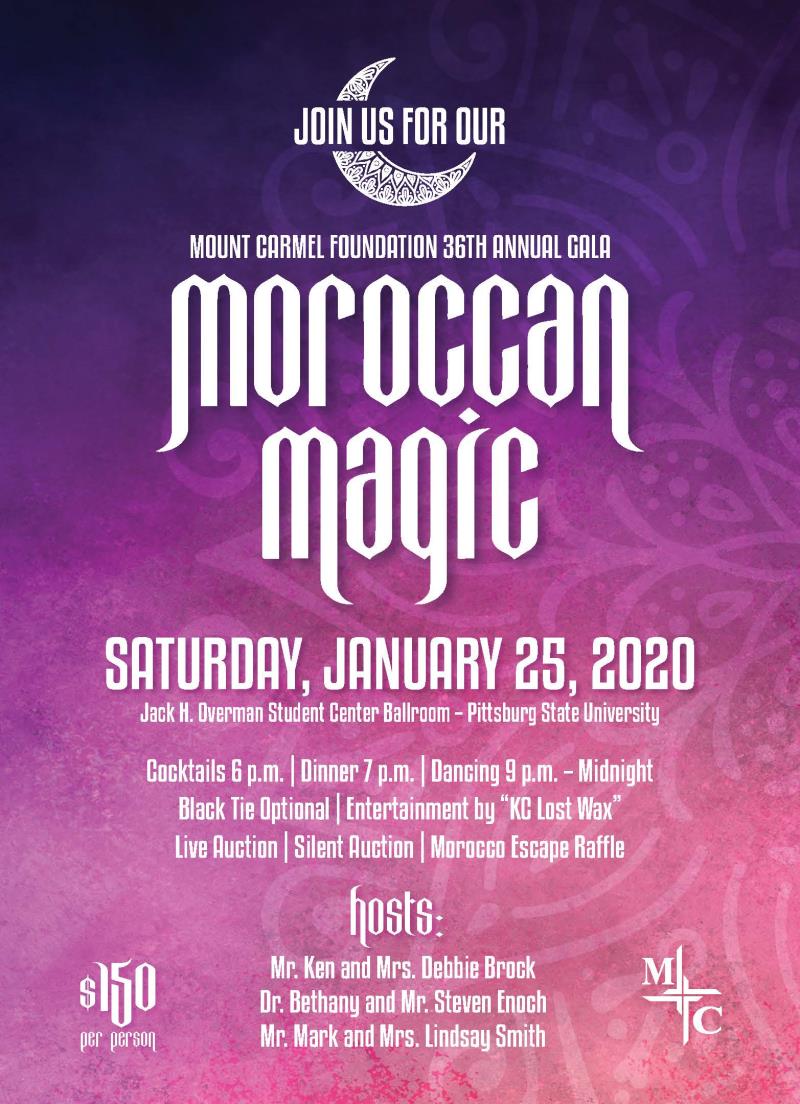Mount Carmel Foundation 36th Annual Gala: Morrocan Magic
